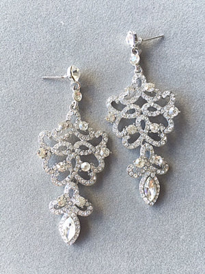Enchanted Iris Crystal Earrings