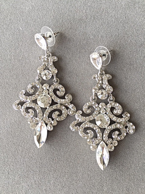 Winter Fairy Crystal Earrings